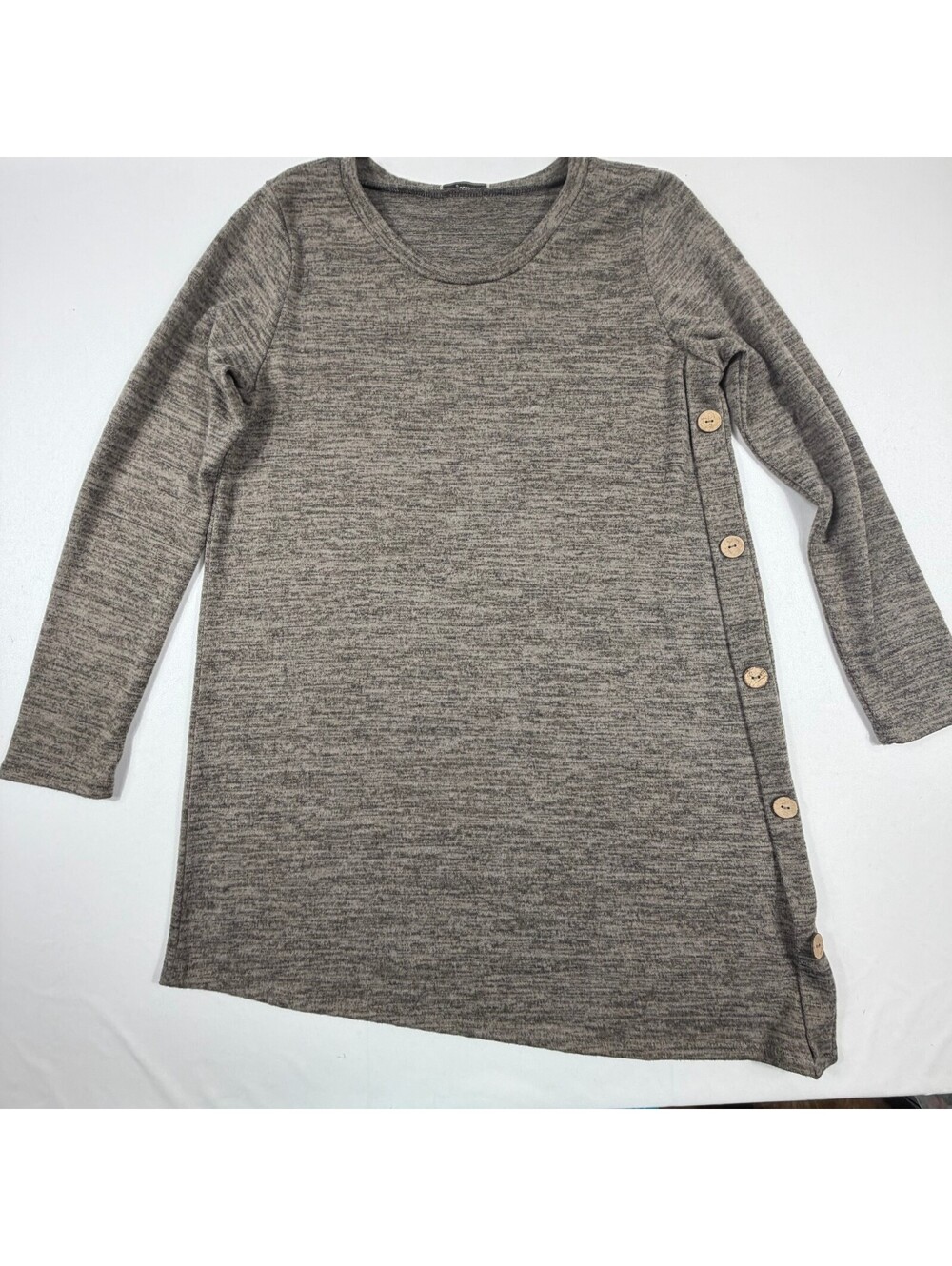Jodifl Long Sleeve Button Detail Tunic Top Size Small